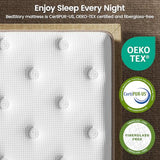 BedStory Firm King Mattress 13 inch, Deep Sleep Hybrid Mattresses in a Box