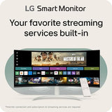 LG 34SR60QC-W 34-inch QHD (3440x1440) Curved Smart Monitor with Streaming