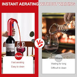Electric Wine Aerator Dispenser Set – Automatic Wine Decanter & Pourer with LED Display, 200ml Smart Pour Control, Rechargeable Wine Pump