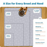 IMPROVIA® Reusable Puppy Pad – Waterproof, Extra-Absorbent, Washable Pee Pad for Dog Training, Whelping, & More – Protect Your Floors & Pet with Quick-Drying Potty Pad (Paws & Hearts, Medium 36"x41")
