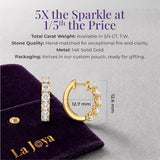 Diamond Huggie Earrings for Women