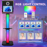Portable Mirror Photo Booth,15.6 inch Touch Screen DSLR PhotoBooth Machine