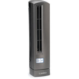 Air Stik Ulta-Slim Oscillating Desktop Fan, 2 Speeds, for Bedroom, Living Room, Office, 14", Gray Lasko