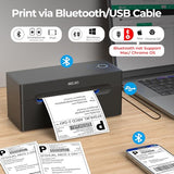 Wireless 4x6 Shipping Label Printer for Shipping Packages, Support Android, iPhone and Windows, Widely Used for Amazon