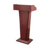 Iron Lectern Podium Stand - Modern Hotel Reception Information Desk for School Training & Lectures. Welcome Paint, Sturdy & Stylish Lecture Table