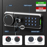 KornerBatl Heavy Duty 103 Position Key Lock Box with Code - Electronic Key Cabinet Wall Mount with Code - Secure Key Safe