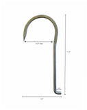 Yellowfin Gaff Co Stainless Steel Gaff Hook (4.25" Gap- 10mm Diameter)