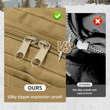 AUMENTAR Small Military Tactical Backpack, 30L Tactical Assault Bag for Men, Army Assault Rucksack GYM Hiking Backpack Bug Out Bag Khaki