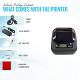 GX420D Zebra Direct Thermal Label, Receipt & Barcode Printer - with USB 2.0 Cable, 4x6 Label Roll