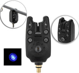 Fishing Bite Alarm Indicator Set LSOSVSEU's 3 LED Fishing Alarms 3 Extendable Aluminum Banksticks | Day/Night LSOSVSEU