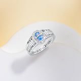Oseew 2027 Custom Birthstone Class Ring for Women Men (Oval