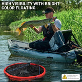 QualyQualy Floating Fish Basket 41/73 Gallons, Foldable Fishing Net Bait Cage for Live Caught Fish, Extra Large Fishing Basket Portable Kayak Fishing Live Well Baitfish Minnow Bucket