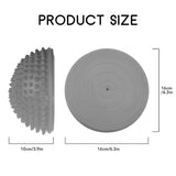 2 Pcs Hedgehog Balance Pods Half Dome Spiky Balance Balls Sensory Stepping Stones Fitness Equipment with Hand Pump for Kids Adults Sports Funvalley Surperfect