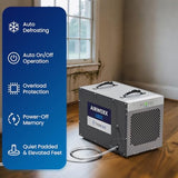 BaseAire 220 Pints Commercial Dehumidifiers with Pump for 2,900 sq. ft