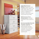 FireKing Fireproof Lateral File Cabinet (4 Drawers, Impact Resistant