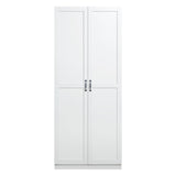 HKYIGOU White Bookcase with 5 Shelves for Living Room, Home Office, and Bedroom Storage