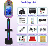 Magic Mirror Photo Booth with Printer and Camera 15.6" Touch Screen