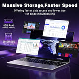 NIAKUN Laptop Computer 2026, 15.6 Inch Lap Top PC Window 11 Pro