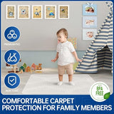 Office Chair Mat for Carpet, 46” x 72” Computer Chair Mat for Carpeted Floors, Smooth Glide Under Desk
