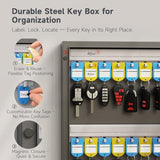 Security Key Holder Lockbox for Home, Garage, Car Key Storage for School, Small Office, Valets, Hotels