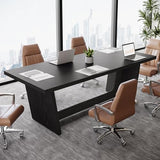 Tribesigns 14-16 People Conference Table, 12 FT Large Rectangular Meeting Seminar Table