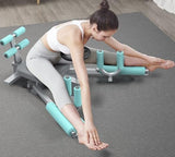 Leg Stretcher, Split Stretching Equipment for Flexibility, 330lbs Heavy Duty Split Machine for Yoga, Dance and Gymnastics, Leg Stretching Training Machine for Home Gym (Cyan) WPORDE