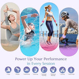BECOJADDE Wrist Weights Ankle Weights for Women 1 Pair (1.1 lb Each) Silicone Magnetic Leg Arm Weighted Bracelet for Home Yoga Pilates, Black Gray