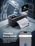 Phomemo Thermal Label Printer Upgraded with Touchable Screen, Shipping Label Printer for Small Business