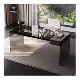 zhongxlla Standing Desk, Modern Minimalist Laptop Desk with Drawer