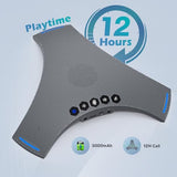 Conference Speaker and Microphone - Bluetooth Speakerphone with Daisy Chain, AI Noise Cancellation, Voice Enhancement, Support Wireless Dongle