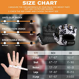 RYMNT Minimal Weight Lifting Gloves,Short Micro Workout Gloves Grip Pads with Full Palm Protection & Extra Grip, Tie Dye Ink-Large