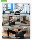 Trideer Exercise Yoga Ball Chair with Base for Home Office Desk, Stability & Fitness Ball Seat to Relieve Back Pain, Home Gym Workout for Abs, Pregnancy Ball with Pump Trideer