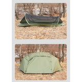 TGpao Easy Set up Ultralight Bivy Tents for Camping,1 Person Pop Up Backpacking Tent for Camping/bivy/Hiking, Waterproof & Mosquito Proof Outdoor Shelter(Army Green)