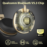Wireless Headset with Mic for Work, Bluetooth V5.3 Headset with Mic (Noise Cancelling & Mute
