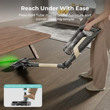 Candy Cordless Stick Vacuum Cleaner, 650W/320AW Powerful Suction, Up to 100min, Flexi-Fold Tube, SmartSense Tech, LED Headlights