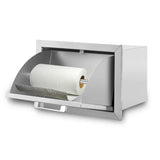 Atatod Outdoor Kitchen Paper Towel Holder Drawers,17" W x 11.25" H x 8.75" D Stainless Steel BBQ Drawer Works with Your Grilling or Prep Zones for Easy & Quick Clean up