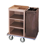 Hotel Cleaning Cart with Sto Bag & Wheels Commercial Utili Trolley for Housekeeping Hospitali Service Room Cleaning Soluts & Efficient