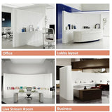 ZLGONRL Paper Room Divider Freestanding Paper Partition Wall Foldable Papers Room Dividers with Shelves Wall Privacy Screens for Office Home