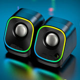 NJJOWRQ Computer Speaker for Laptop PC Phones Subwoofer Music Player Audio Speakers Deep Bass