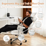Sweetcrispy Executive Home Office Desk Chair - Ergonomic Big Tall High Back