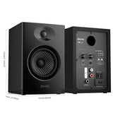 60W Computer Speakers for Music and Gaming, Active Bluetooth 5.3, Stereo 2.0 Speakers for Desktop PC or Laptop