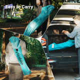 Camping Folding Chair Outdoor Lawn Portable Lightweight Camp Folding Chairs for Adult Outside with Cup Holder, Cooler Pouch & Side Pocket for Camping, Beach, Fishing, Sports or Tailgating Events, Blue