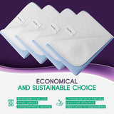 Incontinence Bed Pads - Reusable Waterproof Underpad Chair, Sofa and Mattress Protectors - Highly Absorbent, Machine Washable - for Children, Pets and Seniors (34x36 (Pack of 4), Blue)