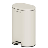 SolaceCove 8 Gallon Anti-Fingerprint Stainless Steel Garbage Can with Foot Pedal for Kitchen,30L Kitchen Trash Can with Soft Close Lid & Removable Inner Bucket