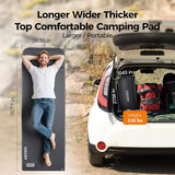 OGERY Self Inflating Sleeping Pad with Electric Pump, 3.15" Ultra-Thick Memory Foam Camping Pad, 4 Season Camping Mattress Pad with Built-in Pillow, Camping Essentials Gear for Tent Travel Car