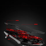 KMWHPJN Laptop Cooling Pad, Portable Utral Slim Fan Cooler with Quite Fans, LED Lights, Shield Holders (Black-2 Fans)
