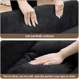 wanan Sectional Sleeper Sofa with Pull Out Couch Bed, 5 Seats Modular L Shaped Cloud Couch with Storage Chaise