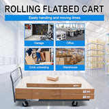 DMC-FPPS Steel Platform Truck/Smooth Deck Platform Truck 2000lb Capacity Heavy Duty