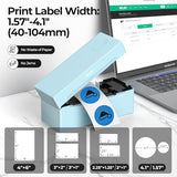 Bluetooth Thermal Shipping Label Printer, 4x6 Shipping Label Printer for Shipping Packages