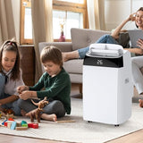 12,000 BTU Portable Air Conditioner with Dehumidifier, Compact Small AC Unit for Rooms up to 550 Sq Ft, Easy Mobility with Wheels, Includes Remote Control and Window Exhaust Installation Kit